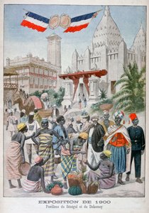 A Sengalise pavilon az 1900-as egyetemes kiállításon, Párizs, 1900 alkotó: Unbekannt