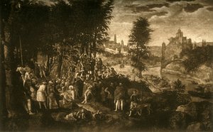 Keresztelő Szent János prédikációja, c1550, 1903. alkotó: Unbekannt