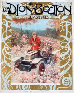 The Skid, illusztráció a Le De Dion-Bouton folyóiratból, 1909 alkotó: Unbekannt