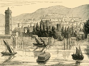 A Temze déli oldala, az Adelphi Terrace-ről készült, 1770, 1878. alkotó: Unbekannt