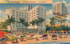 A Szuverén. Miami Beach, Florida, 1940-es évek alkotó: Unbekannt