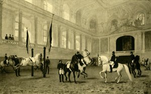 A spanyol lovasiskola, Bécs, Ausztria, 1935. alkotó: Unbekannt