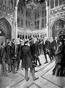The Speakers Procession, alsóház, Westminster palota, London, 1905 alkotó: Unbekannt