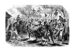The Stamp Riots of New York, c1765, 1872 alkotó: Unbekannt