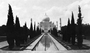 A Taj Mahal, Agra, India, 1916–1917 alkotó: Unbekannt