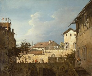 A terasz, c. 1745. alkotó: Unbekannt