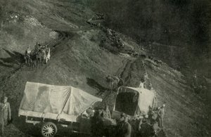 A szörnyű visszavonulás Szerbiából, 1919. alkotó: Unbekannt