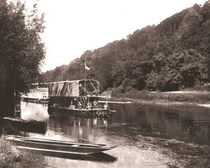 A Temze Cliveden Wood alatt, Berkshire, 1894. alkotó: Unbekannt