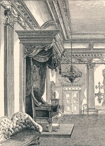 The Throne Room Dublin Castle, 1896 alkotó: Unbekannt