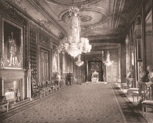 The Throne Room, Windsor Castle, Berkshire, 1894. alkotó: Unbekannt