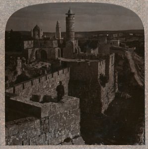 Dávid tornya. A Citadella legrégebbi része, 1900 körül alkotó: Unbekannt