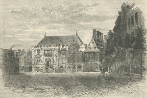 A városháza, haarlem, 1890. alkotó: Unbekannt