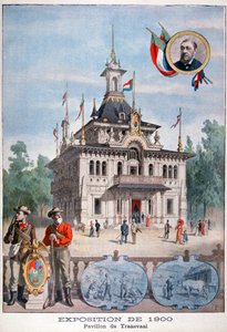 A Transvaal pavilon az 1900-as egyetemes kiállításon, Párizs, 1900 alkotó: Unbekannt