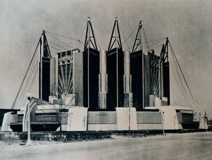 Az utazási és közlekedési épület, 1932 1933. alkotó: Unbekannt