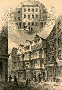 A trombita, utána York hercege, Shire Lane, 1778. Elias Ashmoles House, 1897. alkotó: Unbekannt