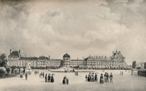 A Tuileries-palota a kertekből, 1915 alkotó: Unbekannt