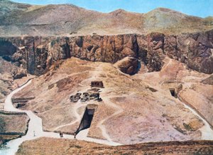 A Királyok Völgye, Luxor, Egyiptom, XX. század alkotó: Unbekannt