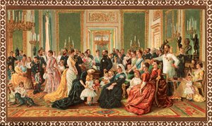 A viktoriánus királyi család, 1887 alkotó: Unbekannt