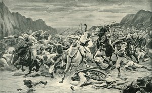 A kandahári lovasság győzelme az Arghandab folyóig, 1901. alkotó: Unbekannt