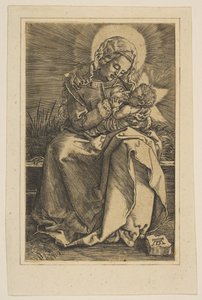 The Virgin Nursing the Christ Child, copy.n.d. alkotó: Unbekannt