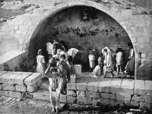 A szüzek kútja Názáretben, 1926 alkotó: Unbekannt