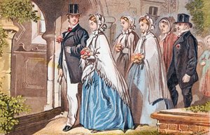 Az esküvő napja, 1885 alkotó: Unbekannt