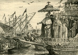 Az Adria esküvője, c991-1009, 1890. alkotó: Unbekannt