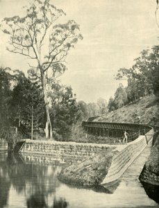 The Weir and Fluming, Kirks-víztározó, 1901. alkotó: Unbekannt