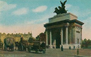 A Wellington Arch, London, 1910. alkotó: Unbekannt