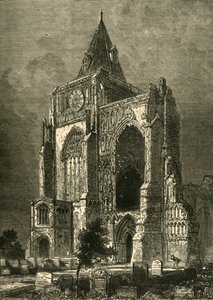 Nyugati Front, Crowland Abbey, 1898. alkotó: Unbekannt