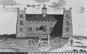 Lumley-kastély nyugati kilátása, 1767 alkotó: Unbekannt