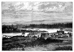 Victoria nyugati külvárosai, Vancouver Island, Kanada, 1888 alkotó: Unbekannt