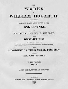 William Hogarth művei, II. kötet, 1827. alkotó: Unbekannt