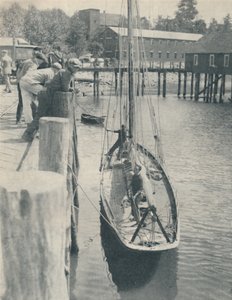 A világ körül vitorlázó jacht, 1936 alkotó: Unbekannt
