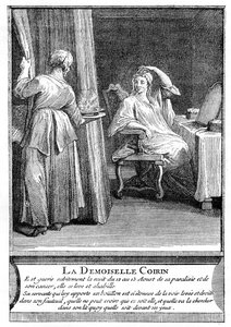 A fiatal hölgy Coirin, 1737, 1885 alkotó: Unbekannt