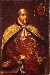 A zaporozsi kozákok, Vaszilij Grigorjevics Gamaleja atamán, 1760 körül alkotó: Unbekannt