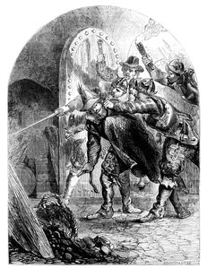 Guy Fawkes letartóztatása 1570-1606, c1902 alkotó: Unbekannt