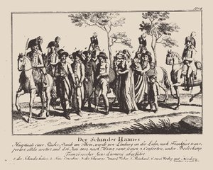 Schinderhannes letartóztatása, 1802. alkotó: Unbekannt