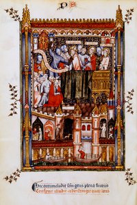 St Denis letartóztatása, 1317 alkotó: Unbekannt