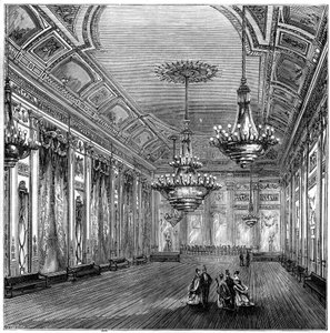 A Williss Rooms bálterme, London, 1891 alkotó: Unbekannt