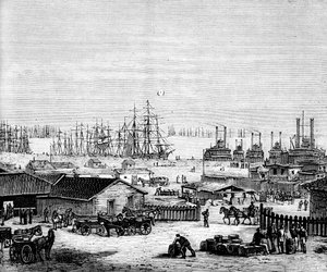 A Mississippi partjai, 1860-as évek c1880 alkotó: Unbekannt