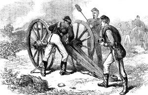 A kancellorsville-i csata, Virginia, amerikai polgárháború, 1863 c1880 alkotó: Unbekannt
