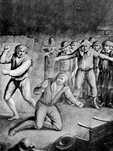 A véraláfutásos gyufa, 1730 alkotó: Unbekannt