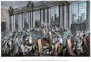 A 18. Brumaire puccsdétat 1799. november 9., XIX. alkotó: Unbekannt