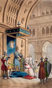 „Egy templomos lovag létrehozása”, 1820-1830 alkotó: Unbekannt