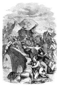 A választási zavargás Hawicknál, Skót határok, 1837 c1895 alkotó: Unbekannt