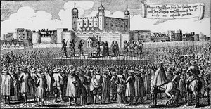 Monmouth hercegének kivégzése, Tower Hill, London, 1685. július 15., 1903. alkotó: Unbekannt