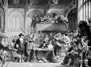 I. Károly híres pere a Westminster Hallban 1649 januárjában c1905-ben alkotó: Unbekannt