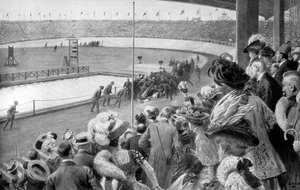 A maraton célpontja, Olimpiai Játékok, London, 1908, c1920 alkotó: Unbekannt