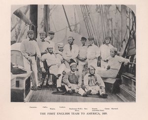 Az első angol krikettcsapat, amely Amerikában turnézott, 1859 1912 alkotó: Unbekannt